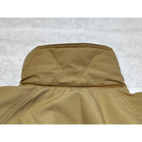 Vintage 70's 80's Cabela's Northern Goose Down Puffer Bomber Jacket Sz L Pockets - Picture 5 of 8